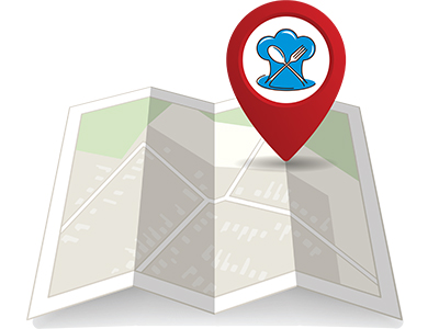 Η θέση του εστιατορίου στη Σίφνο