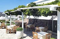 Εστιατόριο Ωραία Σίφνος - Η εξωτερική αυλή