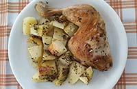 Εστιατόριο Ωραία Σίφνος - Ψητό κοτόπουλο